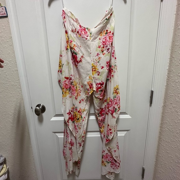 Open Leg flow floral boho pants - Picture 3 of 6